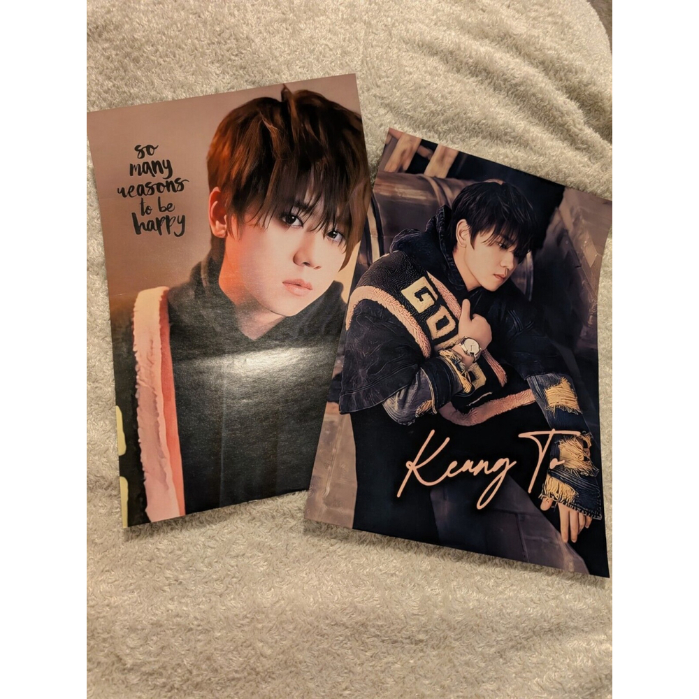 Keung To From Mirror Cantopop Fan Hong Kong Boy Band Concert Poster 2 Sided 2pcs